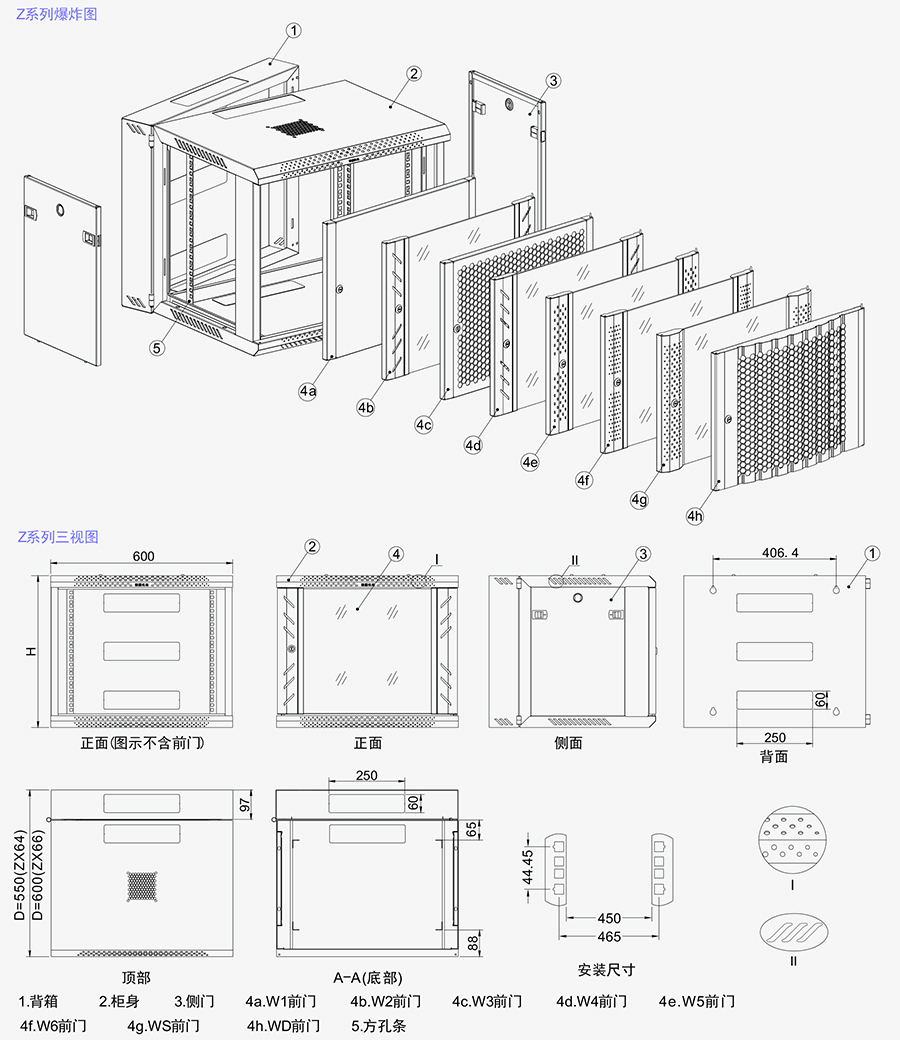 Z系列挂墙机柜