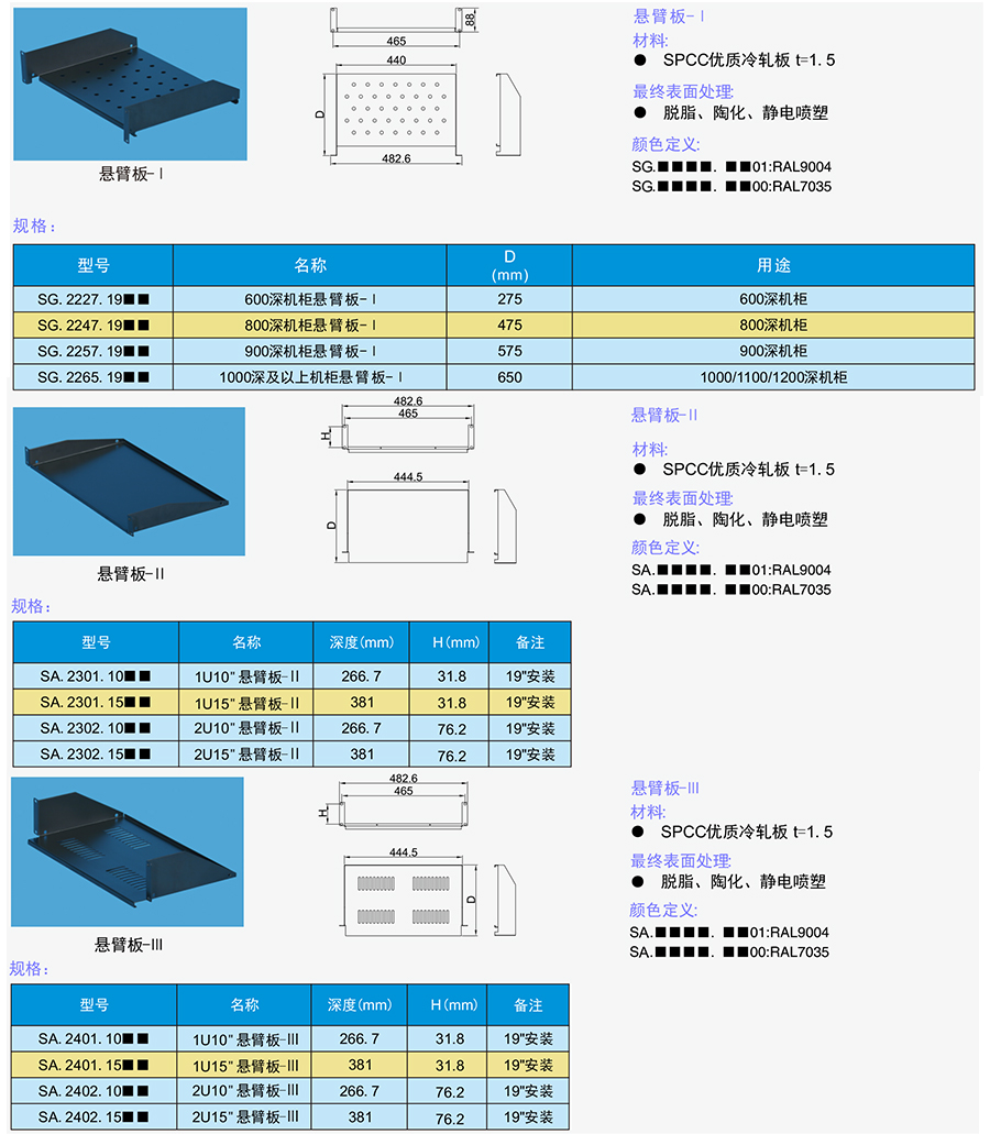 悬臂板